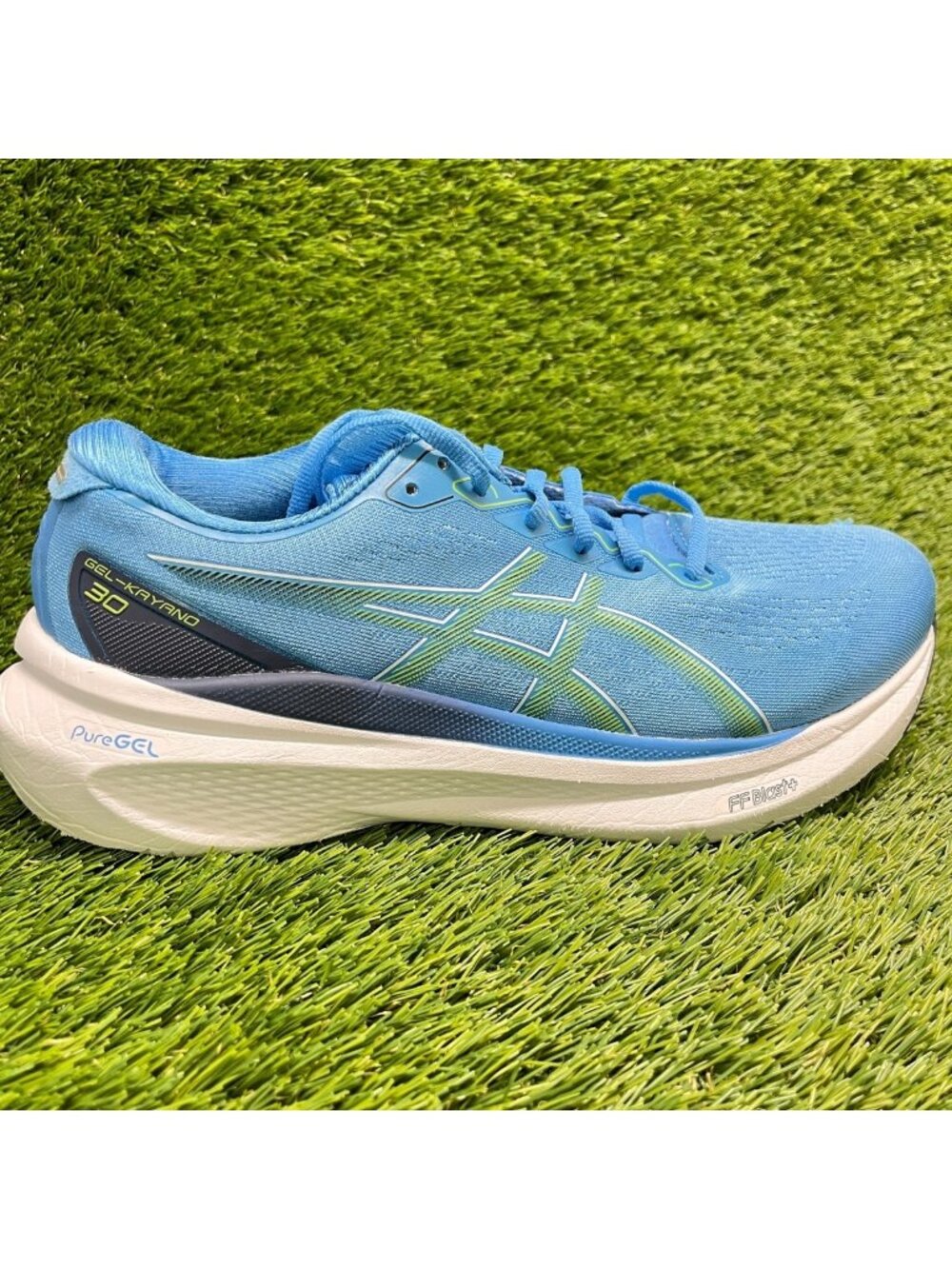 Asics Gel-Kayano 30 Mens Size 8.5 Blue White Athletic Running Shoes Sneakers